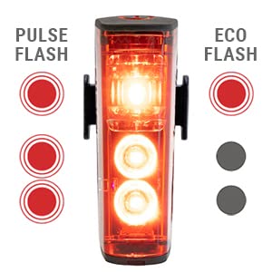 SIGMA BLAZE FLASH LIGHT W/POST BRAKE SENS 3LUSB#, Red, standar - Image 2