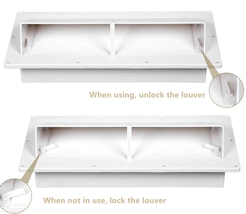 RV Range Hood Vent Cover, RV Exhaust Vent Cover with 10 Pcs Screws by YKHNIS - Used condition - Image 6