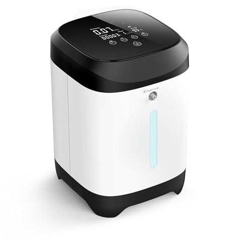 Oxygen Concentrator Machine,Adjustable 1-8Liter Oxygen Generator for Home with Accessories,Quiet...