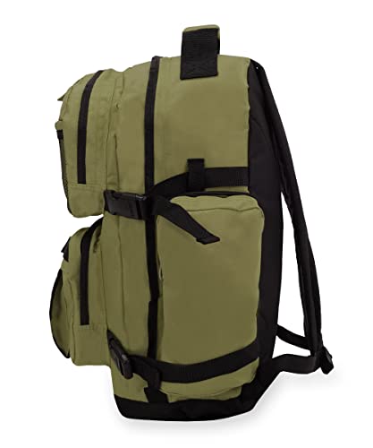 Everest Oversize Deluxe Backpack, Olive/Black, One Size3