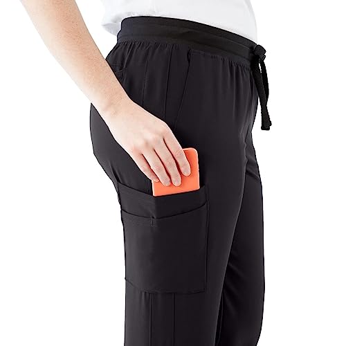 Image of ave. Varick Women's Scrub Pants, Elastic Waistband, 4-Way Stretch Fabric, Wrinkle- and Fade-Resistant, Machine Washable Scrubs, For Nurses & Medical Professionals