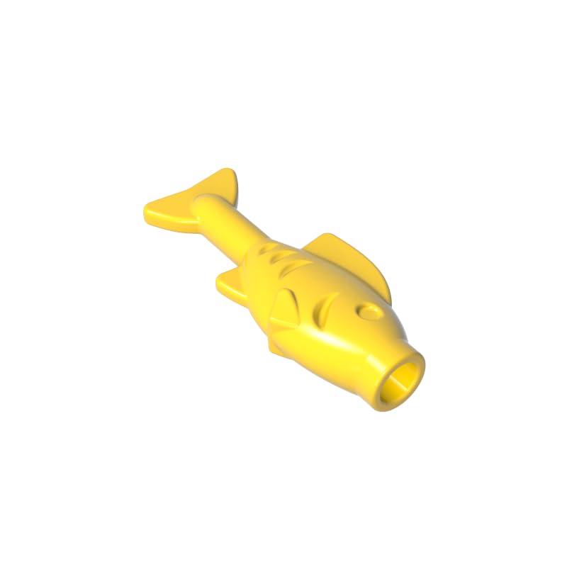 Gobricks Animals Small Fish 50PCS Compatible with Lego 64648 GDS-2120 Classic Bulk Toy MOC Color:Yellow — image 1