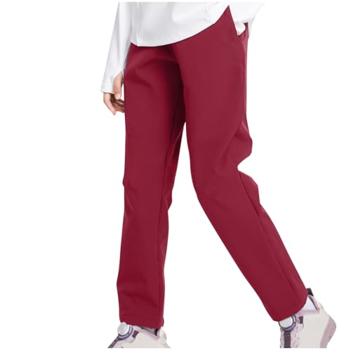 Girls Straight Leg Sweatpants Cotton Unisex Kids Summer Casual Athletic Trousers with Pockets Lightweight Activewear