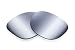 Sunglass Fix Replacement Sunglass Lenses Compatible for Ray-Ban RB4165 Justin 54mm (Polarized SFx Ultra Flash Silver Mirror Black Pair)