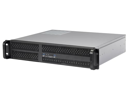 Rosewill 2U Server Chassis Rackmount Case | 4 3.5'/2.5' HDD, 1 5.25' Device | Micro-ATX Compatible |...