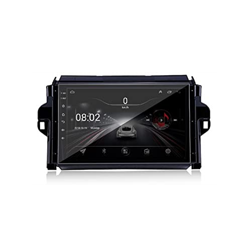 Image of AUTO SNAP 9 Inches 22cm Touch Screen Android 12 Gorilla Glass IPS Display Car Stereo with 2GB RAM /16 GB ROM GPS /Wi-Fi /Navigation /Steering Wheel Controls Mirror Link Compatible for New Fortuner