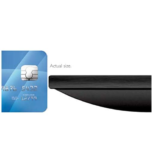 Enceintes KEF T101 Noir - 3,5cm D'épaisseur - Son HiFi Home Cinema - Compatible TV écran Plat