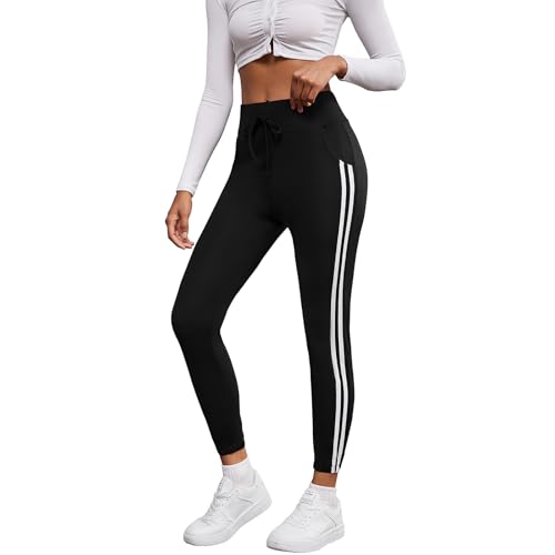 PINSV Women's Joggers Pants Running Sweatpants Athletic Workout Yoga Leggings with Pockets3
