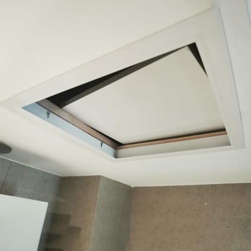 Trampilla pladur de aluminio con panel blanco para techos y paredes 2
