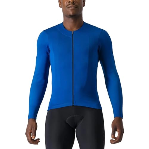 CASTELLI Fly Long-Sleeve Jersey - Men's, Vivid Blue, XL