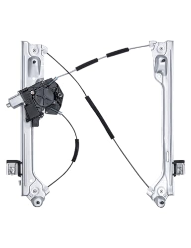 Image of Power Window Regulator with Motor Compatible with Cadillac Escalade /ESV & Chevrolet Silverado 1500 /LD,2500 3500 HD Suburban,Tahoe & GMC Sierra 1500 /Limited Sierra Yukon /XL Front Passenger Side