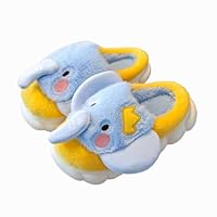 Dubuto Kids' Elephant Slippers - Soft, Warm, Cozy Animal Slippers for Toddlers and Kids