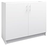 JD Greta Kitchen Base Cabinet – 1000mm – Base Kitchen Unit (Without Worktop) - White Matt