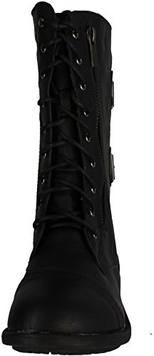 TOP Moda Pack 72 Womens Military Lace Up Buckle Combat Boots3