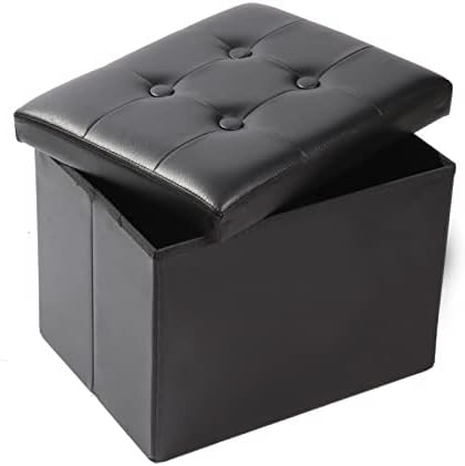 ALASDO Storage Ottoman Footrest Stool Small Ottoman with Storage ...