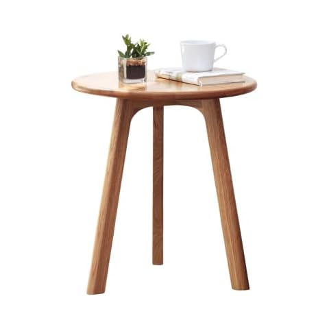 Bamskov Natural Oak Round Side Table Cover
