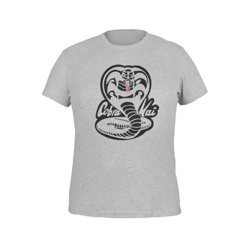 Camiseta Camisa Cobra Kai Masculina Cinza Tamanho:GG