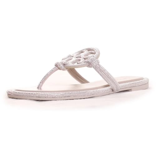 Tory Burch Women's Miller Knotted Pave Sandals3
