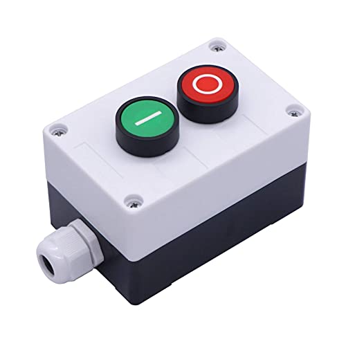 Interrupteur poussoir double NO NC avec isolation 660V pour contrôle moteur