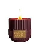 Voke BlackBerry Oud Sensual Stumpenkerze – Geschenk für Männer (Brombeere, Jasmin, Vanille, Patchouli, Moschus, Sandelholz, Bernstein) – 297.7 g mit Holzdocht