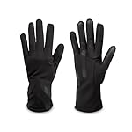 isotoner womens Spandex Touchscreen Cold Weather Gloves With Warm Fleece Lining and Chevron Details - Image 5