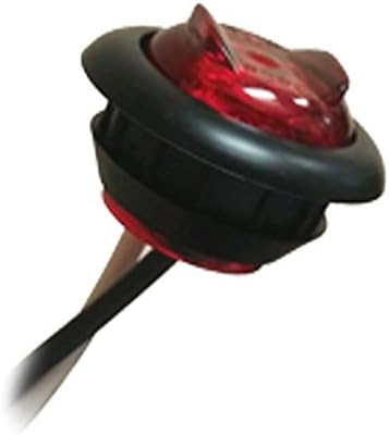 Vision LED CL-11223-R 4 Top Quality Made 3/4" Red LED Clearance Marker Bullet Grommet Lights, Brightest avaible, 180 view angle