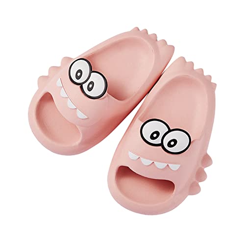 2022 Cute Water Girls Shower Non-Slip Slip Bathroom Big Boys Cratoon Children 3-11Y Girls Boot (Pink, 10-11 Years)