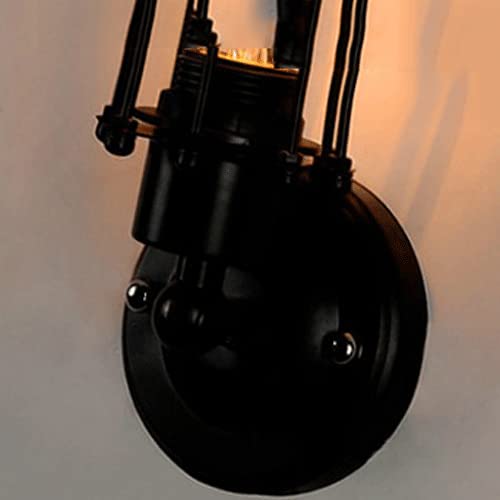 Lámpara de pared de alta transmisión de luz con diseño retro calado E27 5