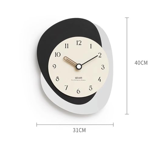 Horloge murale verte installation simple sans abîmer les murs - 3