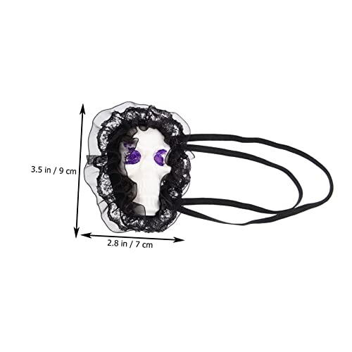 Amosfun 4 Pares Ciclope Do Baile Tapa-olho Cosplay Tapa-olho De Caveira Tapa-olho De Desenho De Cave