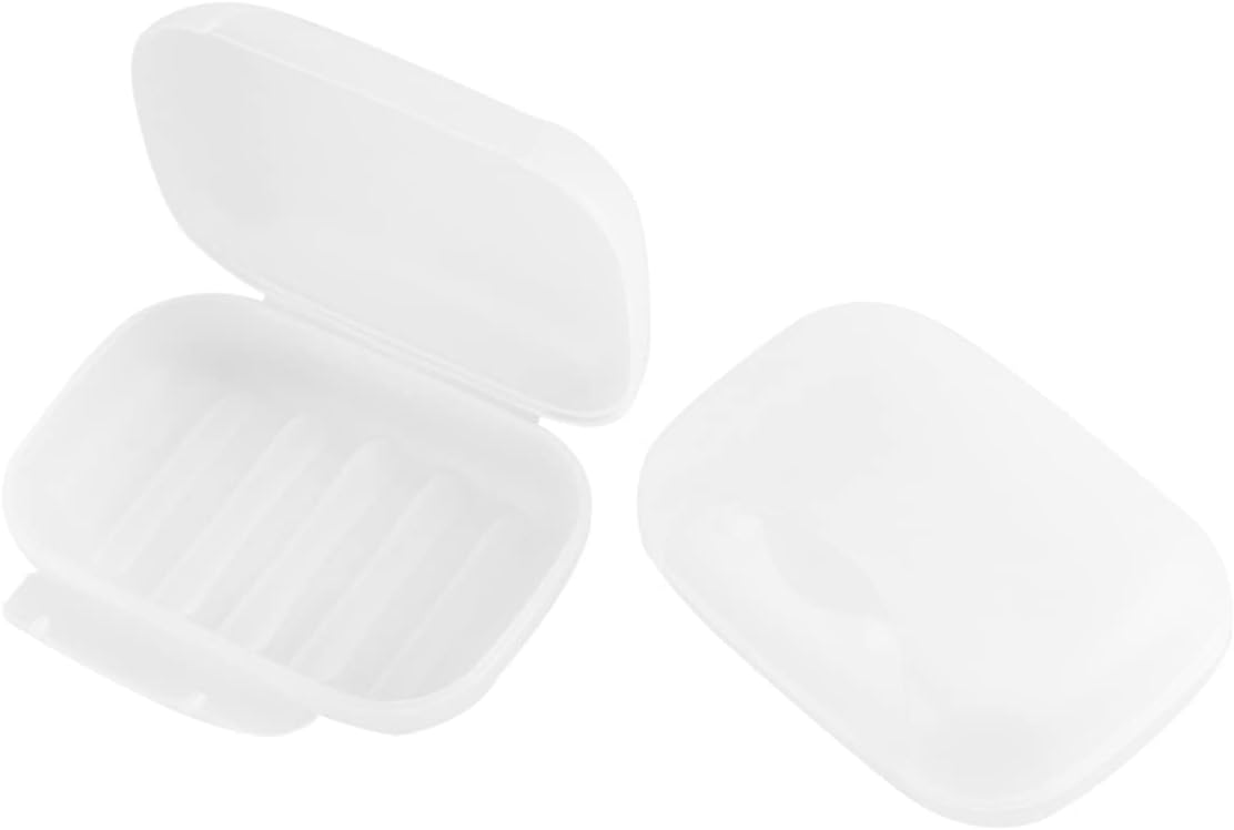 2pcs Quality Soap Dish Portable Travel Soap Box Large Leakproof for Camping Hiking and Outdoor Activities