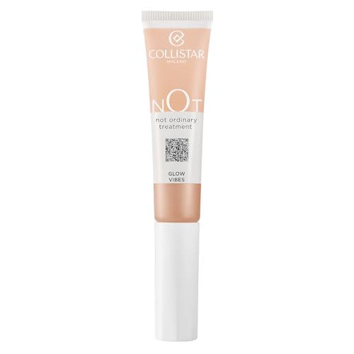 Collistar NOT Glow Vibes, Iluminador Líquido Multiusos, Aplicador con Esponja, Hidratante, Piel Radiante, para Rostro, Ojos, Labios y Cuerpo, con Ácido Hialurónico, n.º 02 Golden Hour, 15 ml
