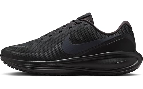 Nike Women's Revolution 8 Road Running Shoes, Black/Anthracite, 8