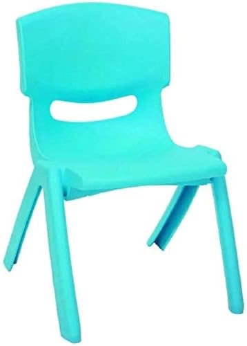 A406Extra Strong Childrens Plastic Chair - Ideal nursery schools, clubs, etc (1, Turquoise)