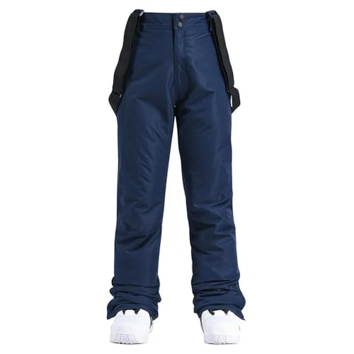 Pantalon de ski homme et femme JCVBN imperméable coupe-vent avec bretelles