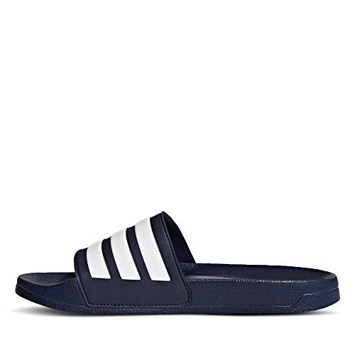 Image of adidas Women ADILETTE SHOWER Synthetic Swim Slide FTWWHT /GOLDMT /BOGOLD | LUT50