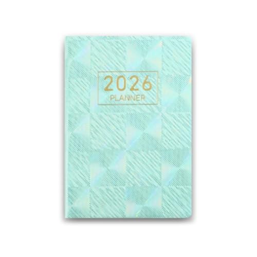 �m�[�g Weekly Planner Notebook A7 Size PU Leather Journal Daily Schedule Organiser Unisex Suitable For Teachers And Students(Color6