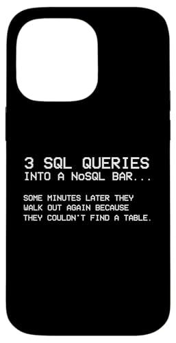 SQL Query - SQL Database Admin - Programmer SQL Programming Case for iPhone 14 Pro Max