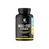 B Life Magnesio y Potasio | 240 Cápsulas | 1400 mg por porción | Adicionado con coco orgánico | Ingredientes naturales |...