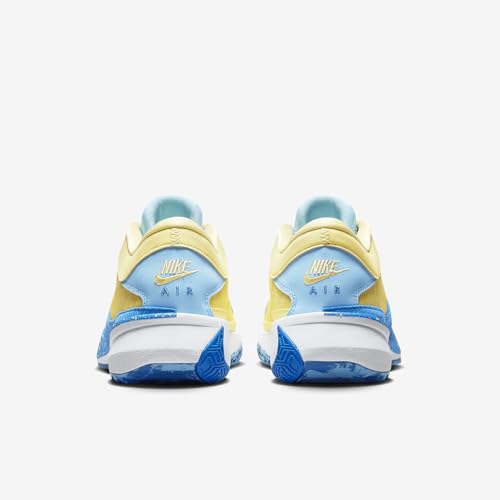 Nike Nike Giannis Freak 5 Men's Basketball Shoes (DX4985-700, Soft Yellow/White/Light Laser Orange) Size 10
