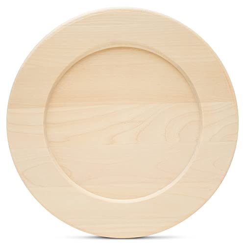 Woodpeckers 9 Inch Round Wooden Charcuterie Board and Table Charger Plates - Pack of 1 Woodpeckers 9 Inch Round Wooden Charcuterie Board and Table Charger Plates - Pack of 1