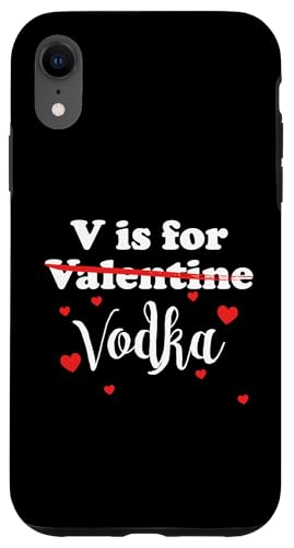 V is For Vodka �o�����^�C���f�[ ��������W���[�N�M�t�g �X�}�z�P�[�X iPhone XR �p