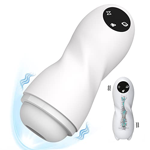 Automatic Male Masturbator Cup, Electric Male Masturbators with 4 Sucking & 9 Vibration Modes Male Sex Toy for Penis Stimulation Adult Sex Toys for Men