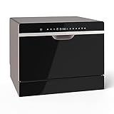 GOFLAME Countertop Dishwasher Portable, Countertop or Built-in Dishwasher with 6 Place Settings and...