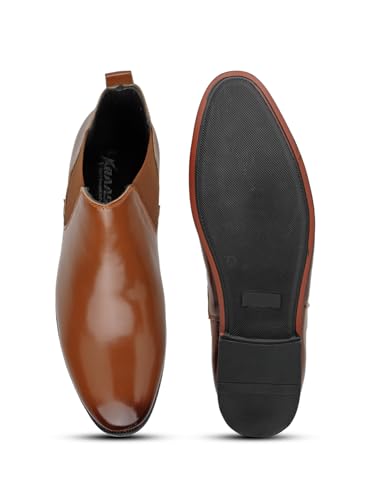 Image of Men's Slip On Fashion Chelsea Boots | High Tops, Soft Cushioned Insole, Comfortable Fit, Trendy, Stylish Boots