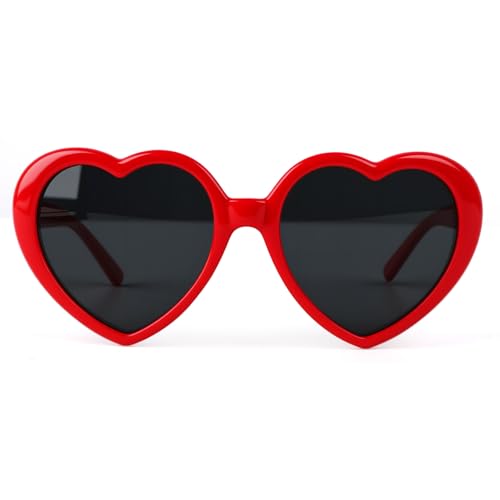 Heart Sunglasses for Women Men Trendy Love Shaped Sunglasses Retro Lovely Fashion Cute Sun Glasses3