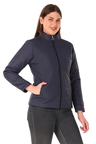 Image of Brazo Girls and Women's Puffer Regular Jacket For Winter Wear | Hooded Neck | Full Sleeve | Zipper | Casual Jacket For Woman & Girl | Western Stylish Jacket For Women