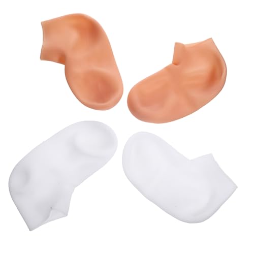 Healeved Girls' Moisturizing Foot Socks 2 Pairs Spa Socks for Women Hydration Gel