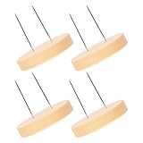 Socle en bois élégant : mettez en valeur vos créations en feutrage grâce à ce socle en bois élégant, qui ajoute une touche de charme à vos poupées faites main