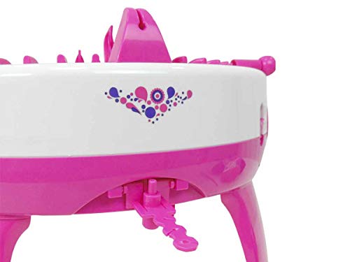 Máquina Tear de Manivela Tricô Crochê Toucas Lã 40 Agulhas